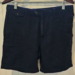 Banana Republic Navy Linen Shorts
